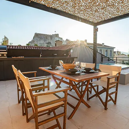 Plaka Bliss - Terrace With Acropolis View *